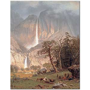 Albert Bierstadt Yosemite Şelalesi