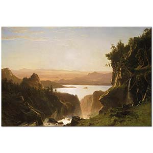 Albert Bierstadt Wind Nehri Ağzı Wyoming