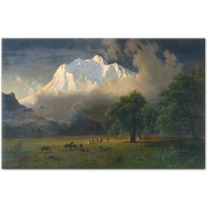 Albert Bierstadt Adams Dağı Washington