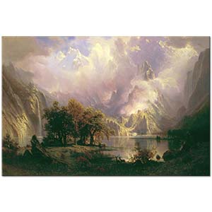 Albert Bierstadt Rocky Dağı Manzarası