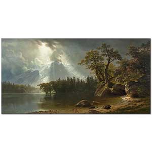 Albert Bierstadt Sierra Nevada'dan Geçen Fırtına