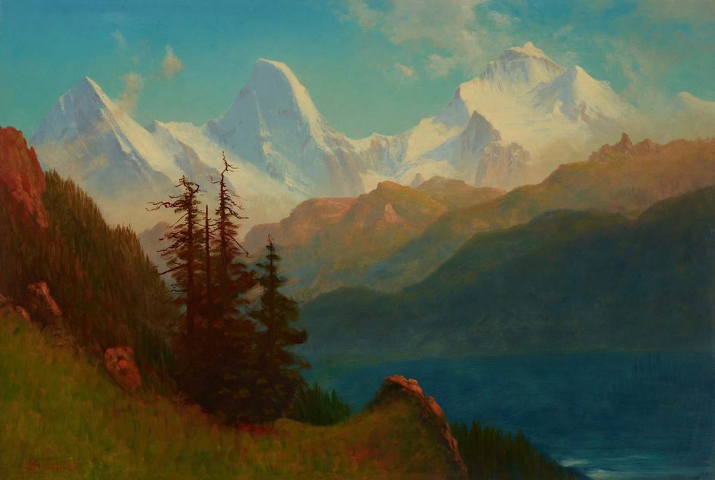 Albert Bierstadt Grand Teton'un İhtişamı