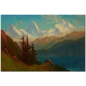 Albert Bierstadt Grand Teton'un İhtişamı