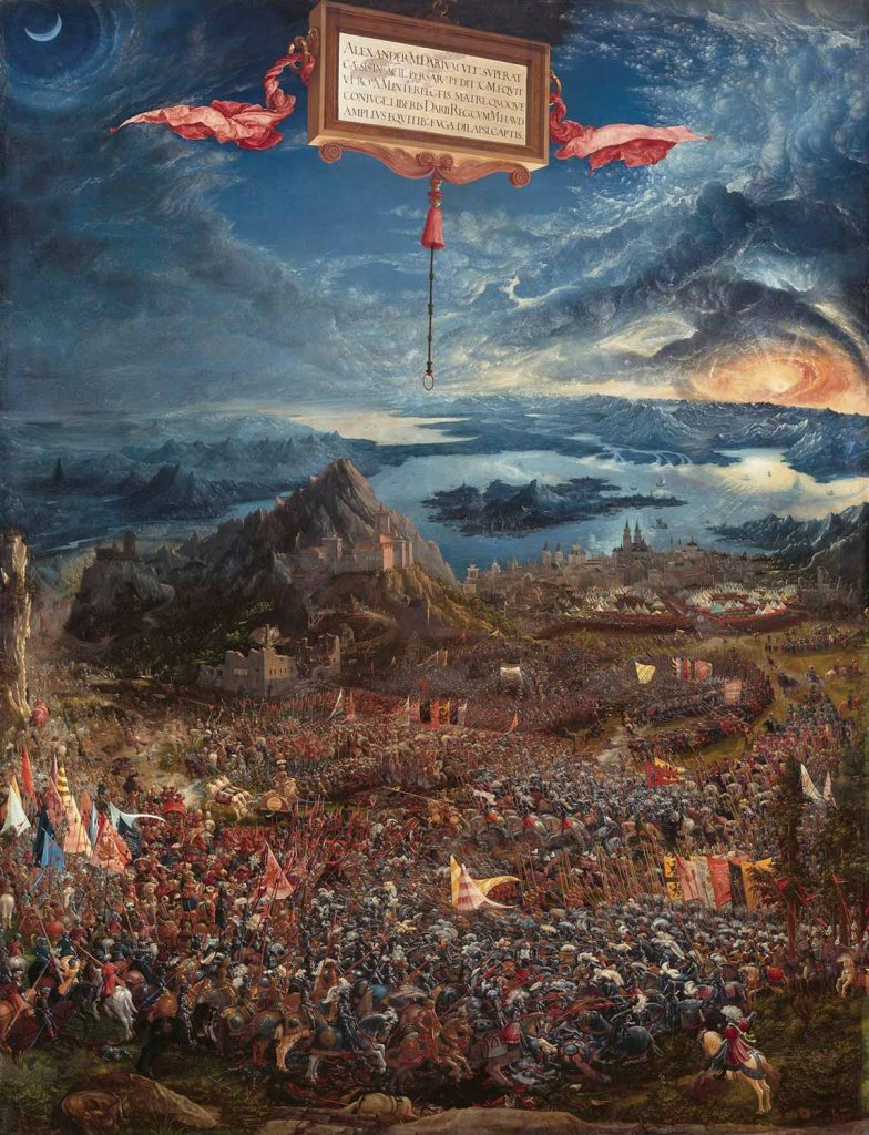 Albrecht Altdorfer İskender'in Issus Savaşı