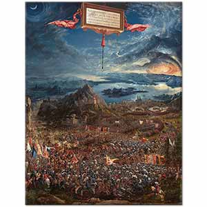 Albrecht Altdorfer İskender'in Issus Savaşı