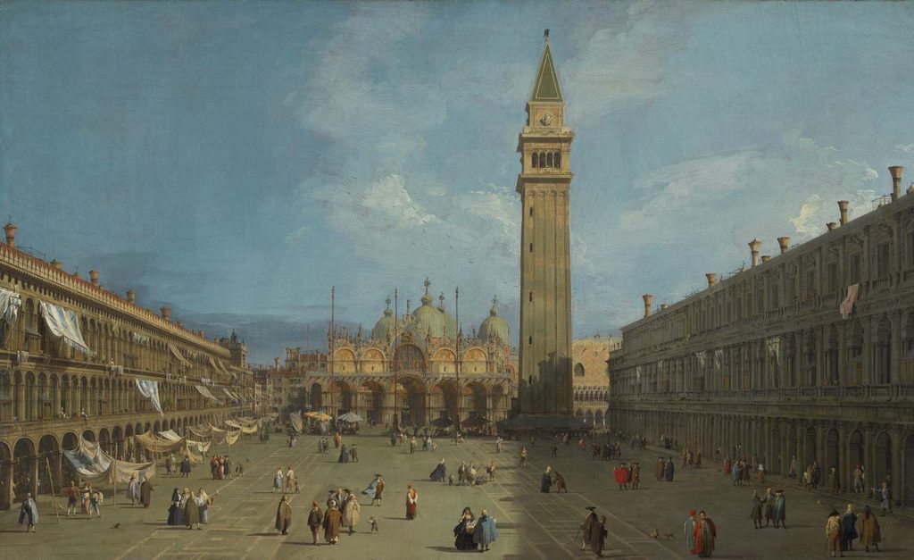 Antonio Canaletto San Marco Meydanında