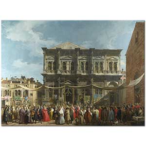 Antonio Canaletto San Rocco Festivali