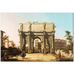 Antonio Canaletto Konstantin Kemeri ve Kolezyum