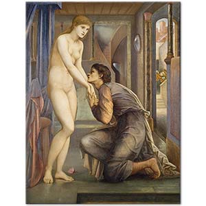 Edward Burne Jones Pygmalion Serisi Ruhun Ulaşması