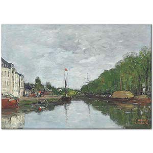 Eugene Boudin Bruxelles'de Kanal