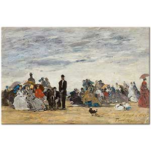 Eugene Boudin Troville Sahili