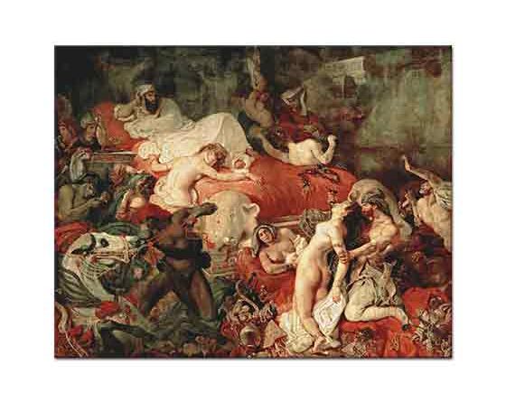 Eugene Delacroix Sardanapalus'un ölümü istanbul sanat evi