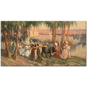 Frederick Arthur Bridgman Mısır'da Tören