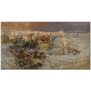 Frederick Arthur Bridgman Firavunun Kızıldeniz'de Boğulması