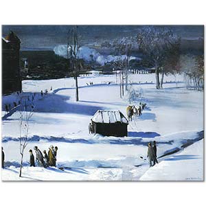 George Wesley Bellows Mavi Örtü