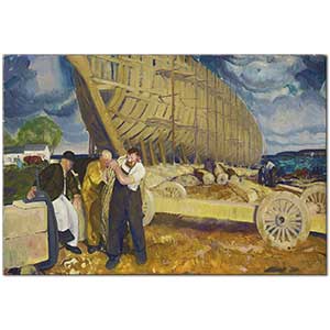 George Wesley Bellows Rope Biraderler Gemi İnşasında