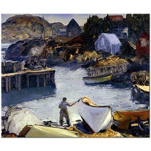 George Wesley Bellows Kayık Temizliği