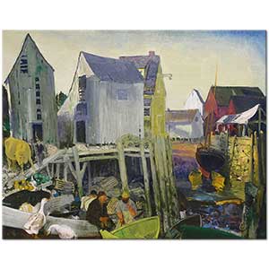 George Wesley Bellows Şehirden Matinicus