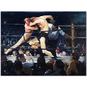 George Wesley Bellows Sharkey'de Erkekler Gecesi