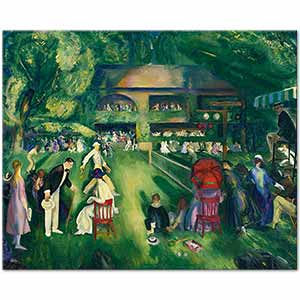 George Wesley Bellows Newportda Tenis