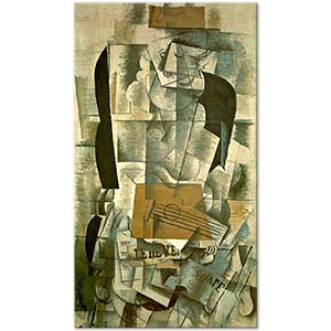 Georges Braque Gitarlı Kadın