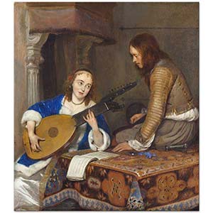 Gerard ter Borch Çalgıcı