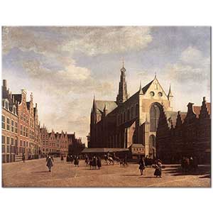 Gerrit Adriaensz Berckheyde Haarlem Pazar Meydanı