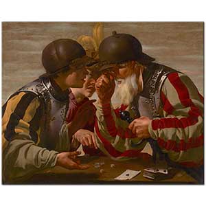 Hendrick ter Brugghen Kart Oyuncuları