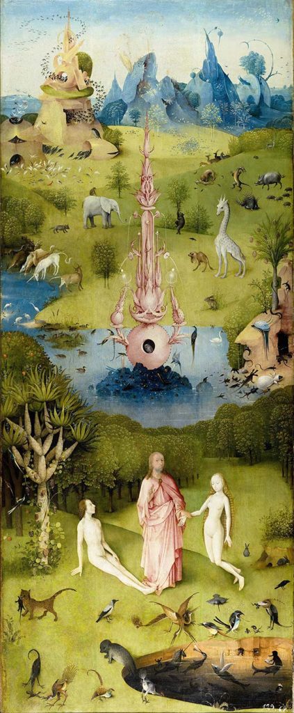 Hieronymus Bosch Dünyevi Lezzetler Bahçesi Cennet