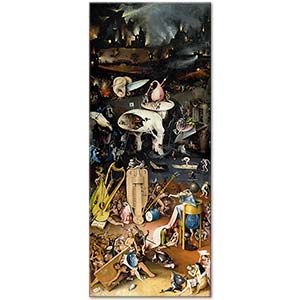 Hieronymus Bosch Dünyevi Lezzetler Bahçesi Cehennem