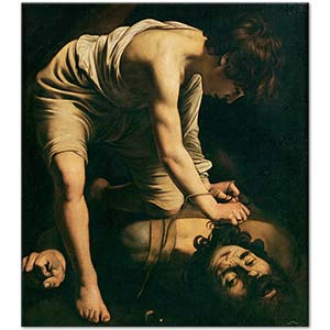 Michelangelo Caravaggio Davut Goliat'ın Kafası ile