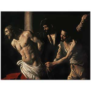 Michelangelo Caravaggio Hz İsa Sütuna Bağlanmış