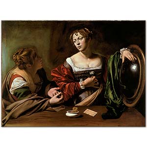 Michelangelo Caravaggio Martha ve Mary Magdalene