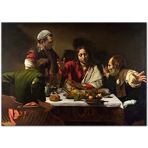 Michelangelo Caravaggio Emmaus'ta Son Akşam Yemeği