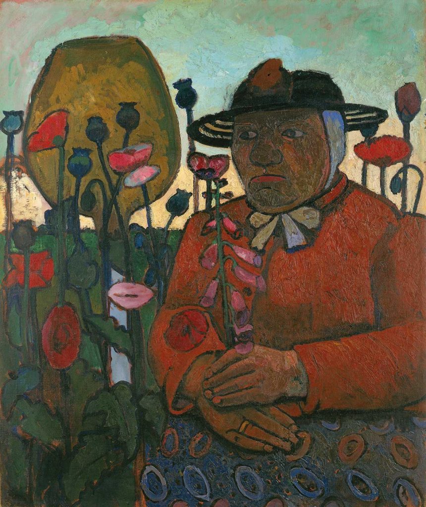 Paula Modersohn Becker Bahçede Yaşlı Hizmetçi