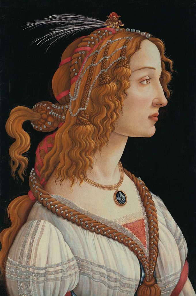 Sandro Botticelli İdeal Bir Kadın Portresi