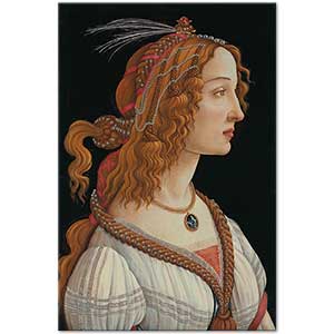 Sandro Botticelli İdeal Bir Kadın Portresi