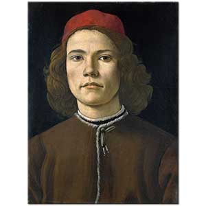 Sandro Botticelli Genç Adam Portresi