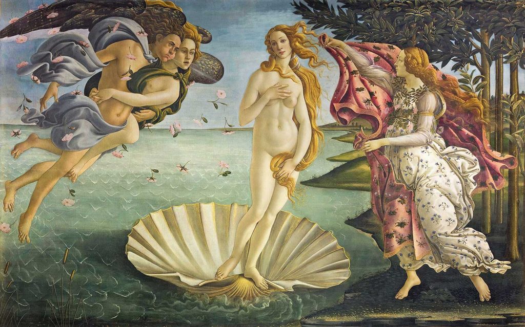 Sandro Botticelli Venüs'ün Doğuşu