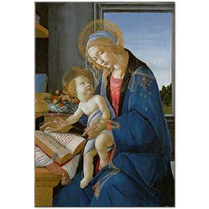 Sandro Botticelli Madonna Kitap Başında