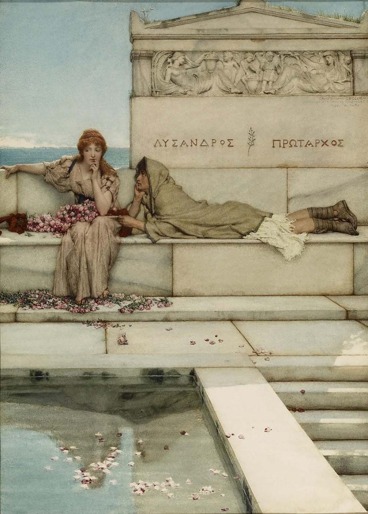 Sir Lawrence Alma Tadema Xanthe ve Phaon