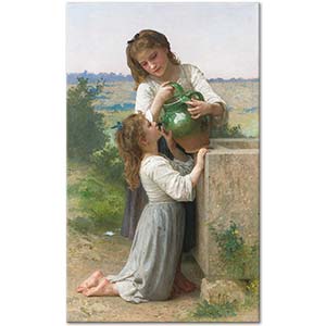 William Adolphe Bouguereau Çeşme Başında