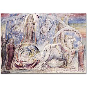 William Blake Dante’nin Cennet’te Beatrice ile Karşılaşması