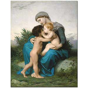 William Adolphe Bouguereau Kardeşçe Sevgi