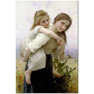 William Adolphe Bouguereau Çok Ağır Değilsin