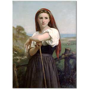 William Adolphe Bouguereau Genç Çoban