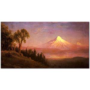 Albert Bierstadt Aziz Helens Dağı