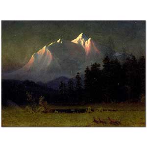 Albert Bierstadt Batı Manzarası