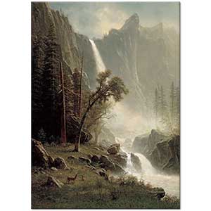 Albert Bierstadt Bridal Veil Şelalesi