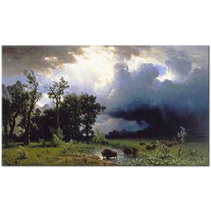 Albert Bierstadt Buffalo Yolu